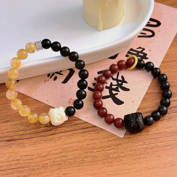 Bracelet Agate Crystal Obsidian #01251504