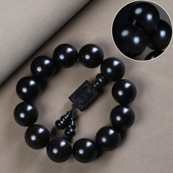 Men's Ebony Precision-Crafted Bracelet #01272144 - Image 5