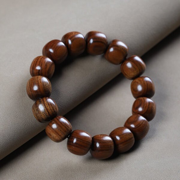 #01282057 Rosewood Buddhist Prayer Beads Bracelet