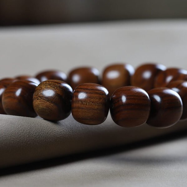 #01282057 Rosewood Buddhist Prayer Beads Bracelet - Image 3