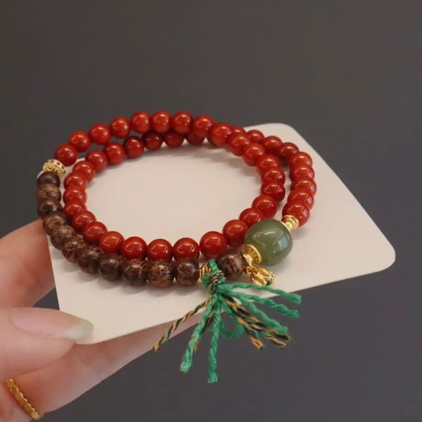 Women South Red Agate Aloeswood