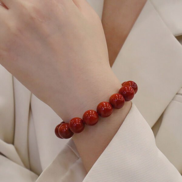 Unisex Bracelet Frame Red Agate - Image 3