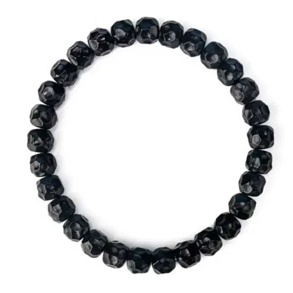 #02060121 Coconut Diadem Carved Lunar Crater Shape Bracelet - Image 7