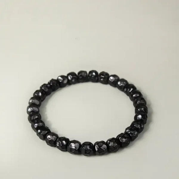 #02060121 Coconut Diadem Carved Lunar Crater Shape Bracelet - Image 2